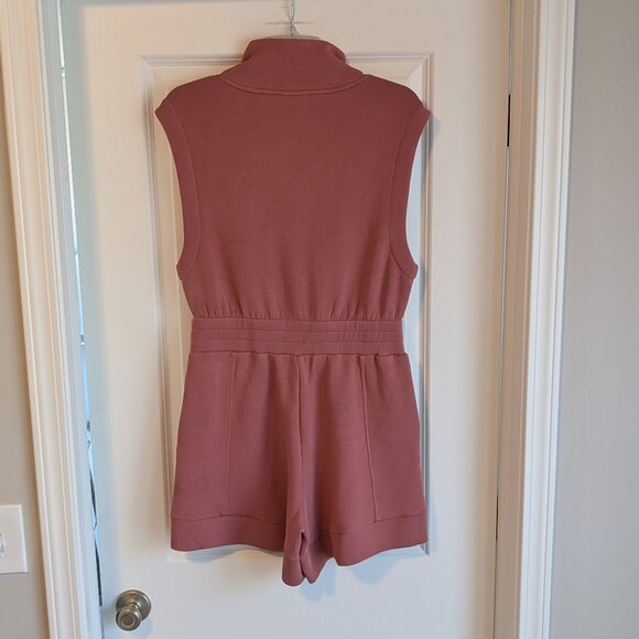 Varley Linvale Playsuit Romper Shorts in Withered Rose, Size Medium, FLAWED - Picture 6 of 10